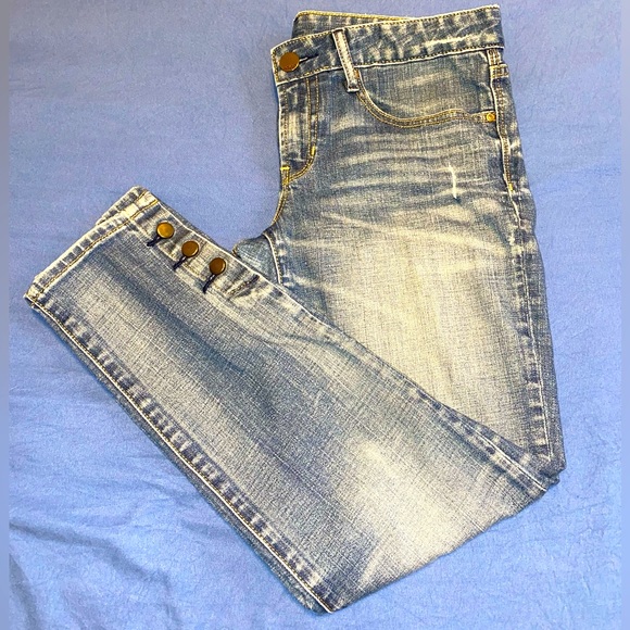GAP Denim - Gap 1969 Always Skinny Jeans W/ Button Detail